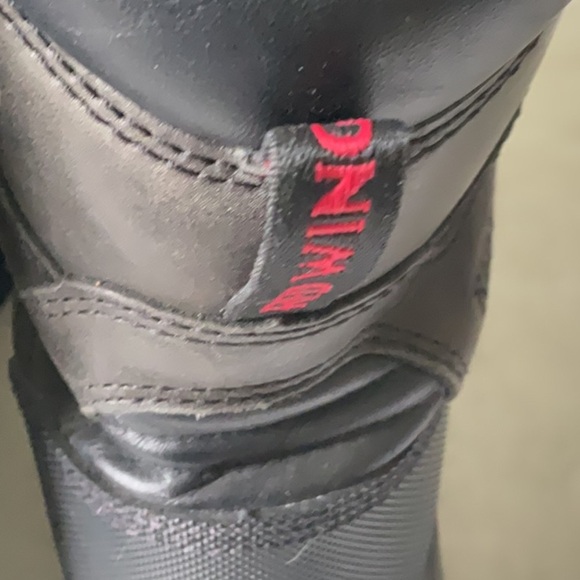 Red wings black work boots steel toe - Picture 7 of 9